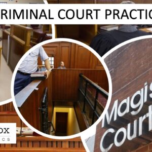 Criminal Court Practice